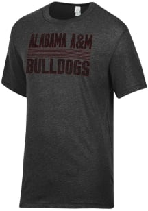 Alternative Apparel Alabama A&amp;M Bulldogs Black Keeper Short Sleeve Fashion T Shirt