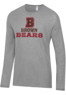 Alternative Apparel Brown Bears Grey Keeper Long Sleeve Fashion T Shirt