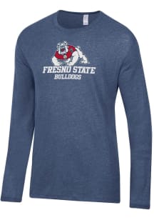 Alternative Apparel Fresno State Bulldogs Navy Blue Keeper Long Sleeve Fashion T Shirt