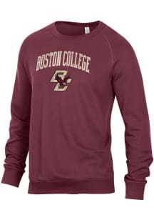Alternative Apparel Boston College Eagles Mens Red Champ Long Sleeve Fashion Sweatshirt