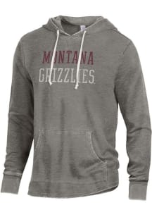 Alternative Apparel Montana Grizzlies Mens Grey School Yard Fashion Hood