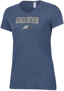 Alternative Apparel Georgia Southern Eagles Womens Navy Blue Keepsake Short Sleeve T-Shirt