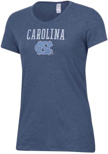 Alternative Apparel North Carolina Tar Heels Womens Navy Blue Keepsake Short Sleeve T-Shirt