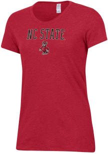 Alternative Apparel NC State Wolfpack Womens Red Keepsake Short Sleeve T-Shirt