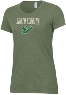 Alternative Apparel South Florida Bulls Womens Green Keepsake Short Sleeve T-Shirt