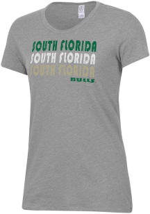 Alternative Apparel South Florida Bulls Womens Grey Keepsake Short Sleeve T-Shirt