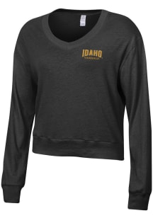 Alternative Apparel Idaho Vandals Womens Black Slouchy Short Sleeve T-Shirt