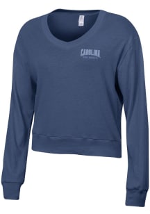 Alternative Apparel North Carolina Tar Heels Womens Navy Blue Slouchy Short Sleeve T-Shirt