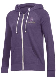 Alternative Apparel James Madison Dukes Womens Purple Adrian Hooded Sweatshirt