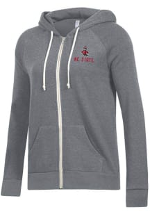 Alternative Apparel NC State Wolfpack Womens Grey Adrian Hooded Sweatshirt