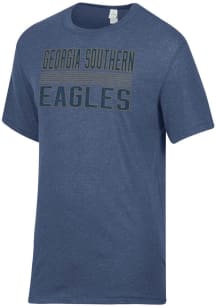 Alternative Apparel Georgia Southern Eagles Navy Blue Keeper Short Sleeve Fashion T Shirt