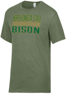 Alternative Apparel North Dakota State Bison Green Keeper Short Sleeve Fashion T Shirt