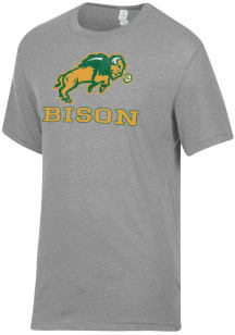 Alternative Apparel North Dakota State Bison Grey Keeper Short Sleeve Fashion T Shirt