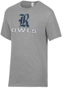 Alternative Apparel Rice Owls Grey Keeper Short Sleeve Fashion T Shirt