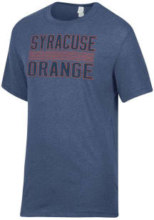 Alternative Apparel Syracuse Orange Navy Blue Keeper Short Sleeve Fashion T Shirt