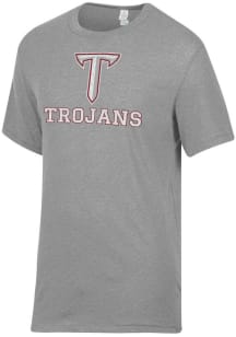 Alternative Apparel Troy Trojans Grey Keeper Short Sleeve Fashion T Shirt