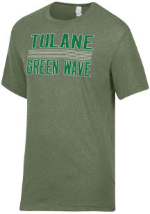 Alternative Apparel Tulane Green Wave Green Keeper Short Sleeve Fashion T Shirt