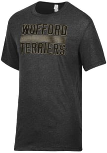 Alternative Apparel Wofford Terriers Black Keeper Short Sleeve Fashion T Shirt