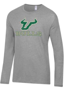 Alternative Apparel South Florida Bulls Grey Keeper Long Sleeve Fashion T Shirt