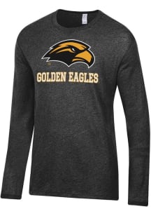 Alternative Apparel Southern Mississippi Golden Eagles Black Keeper Long Sleeve Fashion T Shirt
