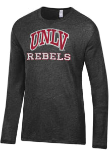 Alternative Apparel UNLV Runnin Rebels Black Keeper Long Sleeve Fashion T Shirt