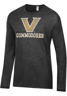 Alternative Apparel Vanderbilt Commodores Black Keeper Long Sleeve Fashion T Shirt