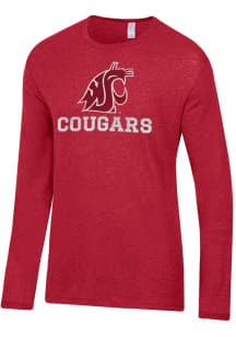 Alternative Apparel Washington State Cougars Red Keeper Long Sleeve Fashion T Shirt