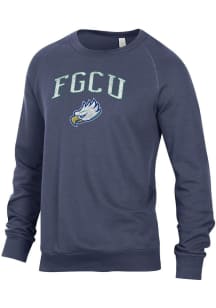 Alternative Apparel Florida Gulf Coast Eagles Mens Blue Champ Long Sleeve Fashion Sweatshirt