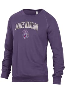 Alternative Apparel James Madison Dukes Mens Purple Champ Long Sleeve Fashion Sweatshirt