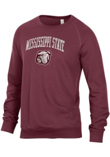 Alternative Apparel Mississippi State Bulldogs Mens Red Champ Long Sleeve Fashion Sweatshirt