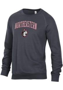 Alternative Apparel Northeastern Huskies Mens Black Champ Long Sleeve Fashion Sweatshirt