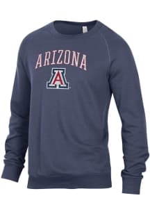 Alternative Apparel Arizona Wildcats Mens Blue Champ Long Sleeve Fashion Sweatshirt