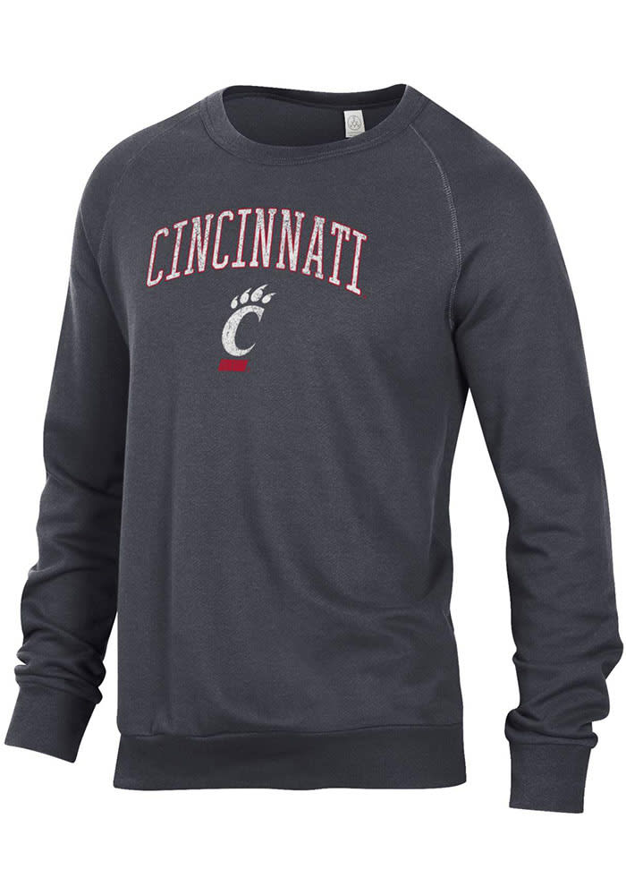 Alternative Apparel Cincinnati Bearcats Mens Black Champ Long Sleeve Fashion Sweatshirt