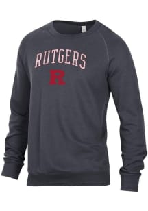 Mens Rutgers Scarlet Knights Black Alternative Apparel Champ Fashion Sweatshirt