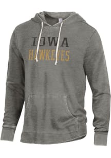 Alternative Apparel Iowa Hawkeyes Mens Grey School Yard Fashion Hood