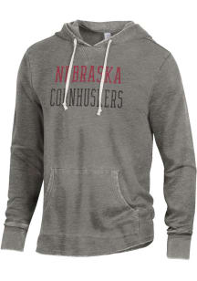 Alternative Apparel Nebraska Cornhuskers Mens Grey School Yard Fashion Hood