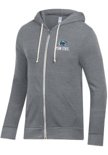 Mens Penn State Nittany Lions Grey Alternative Apparel Rocky Long Sleeve Zip Fashion