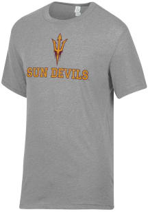 Alternative Apparel Arizona State Sun Devils Grey Keeper Short Sleeve Fashion T Shirt