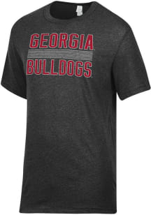 Alternative Apparel Georgia Bulldogs Black Keeper Short Sleeve Fashion T Shirt