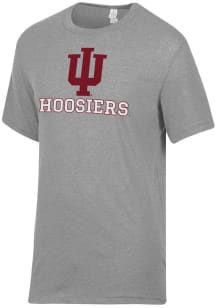 Indiana Hoosiers Grey Alternative Apparel Keeper Short Sleeve Fashion T Shirt