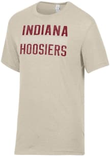 Indiana Hoosiers Oatmeal Alternative Apparel Keeper Short Sleeve Fashion T Shirt