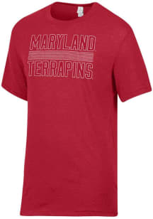 Maryland Terrapins Red Alternative Apparel Keeper Short Sleeve Fashion T Shirt