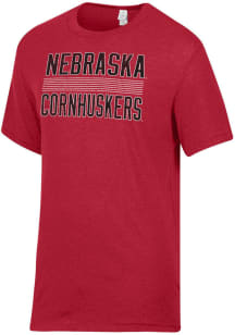 Nebraska Cornhuskers Red Alternative Apparel Keeper Short Sleeve Fashion T Shirt