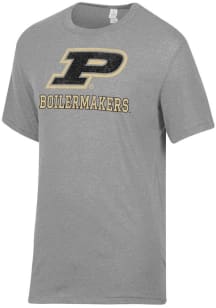 Purdue Boilermakers Grey Alternative Apparel Keeper Short Sleeve Fashion T Shirt