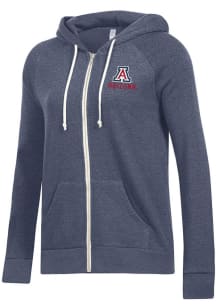 Alternative Apparel Arizona Wildcats Womens Navy Blue Adrian Hooded Sweatshirt