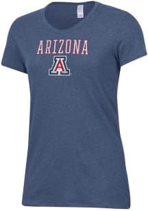 Alternative Apparel Arizona Wildcats Womens Blue Keepsake Short Sleeve T-Shirt
