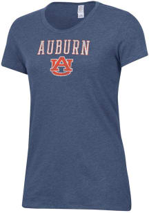 Alternative Apparel Auburn Tigers Womens Blue Keepsake Short Sleeve T-Shirt