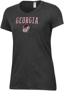 Alternative Apparel Georgia Bulldogs Womens Black Keepsake Short Sleeve T-Shirt