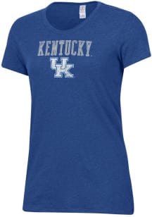 Alternative Apparel Kentucky Wildcats Womens Blue Keepsake Short Sleeve T-Shirt