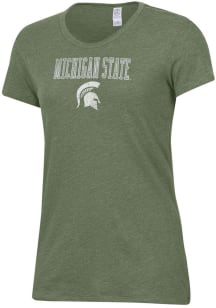 Michigan State Spartans Green Alternative Apparel Keepsake Short Sleeve T-Shirt